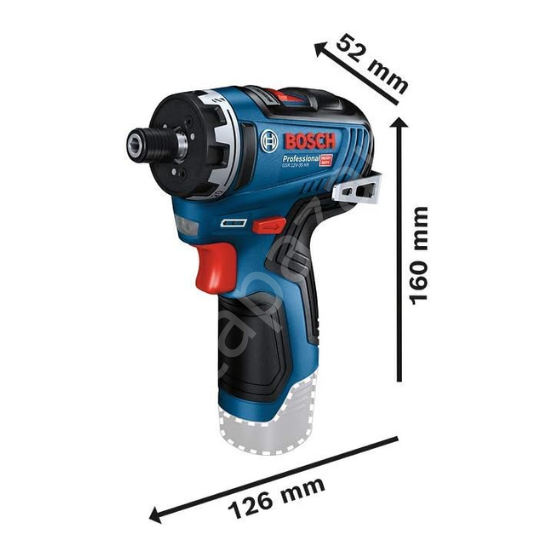 Bosch Professional GSR 12V-35 HX (Solo) Akülü Delme Vidalama Makinesi 06019J9103