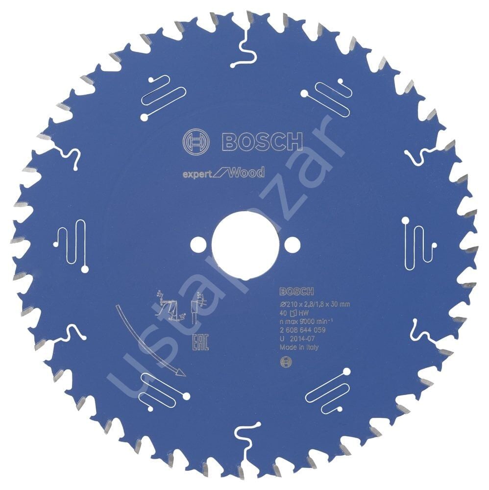 Bosch - Expert Serisi Ahşap için Daire Testere Bıçağı 210*30 mm 40 Diş 2608644059