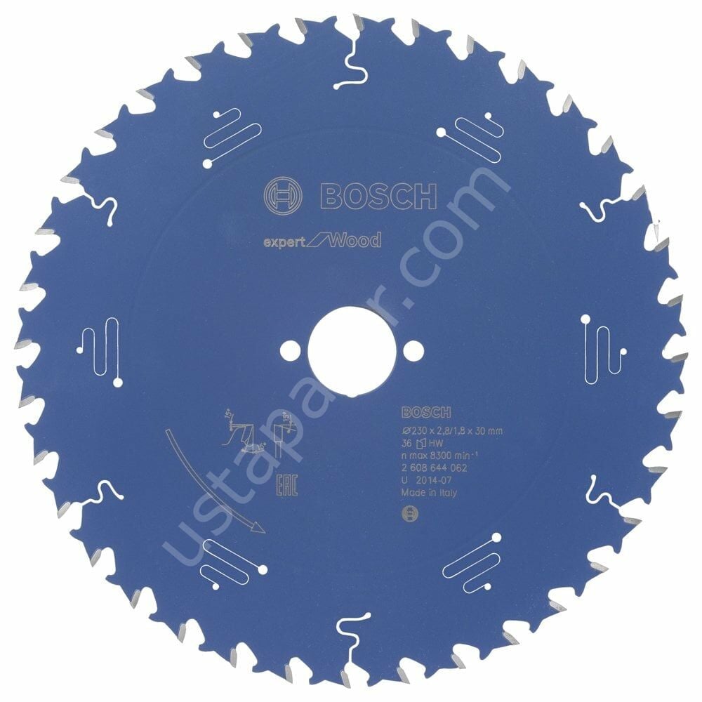 Bosch - Expert Serisi Ahşap için Daire Testere Bıçağı 230*30 mm 36 Diş 2608644062