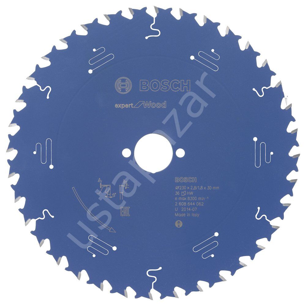 Bosch - Expert Serisi Ahşap için Daire Testere Bıçağı 230*30 mm 36 Diş 2608644062