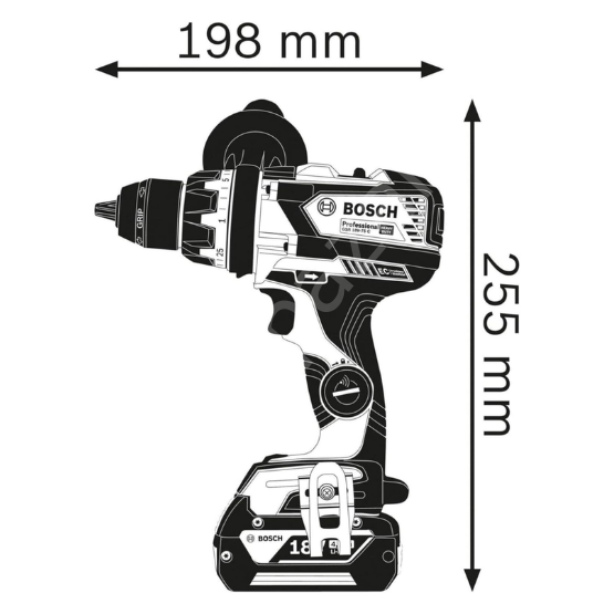 Bosch Professional GSR 18V-110 C (Solo) Akülü Delme Vidalama Makinesi 06019G0109