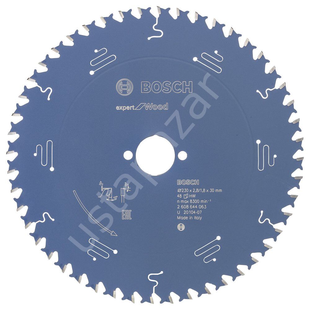 Bosch - Expert Serisi Ahşap için Daire Testere Bıçağı 230*30 mm 48 Diş 2608644063