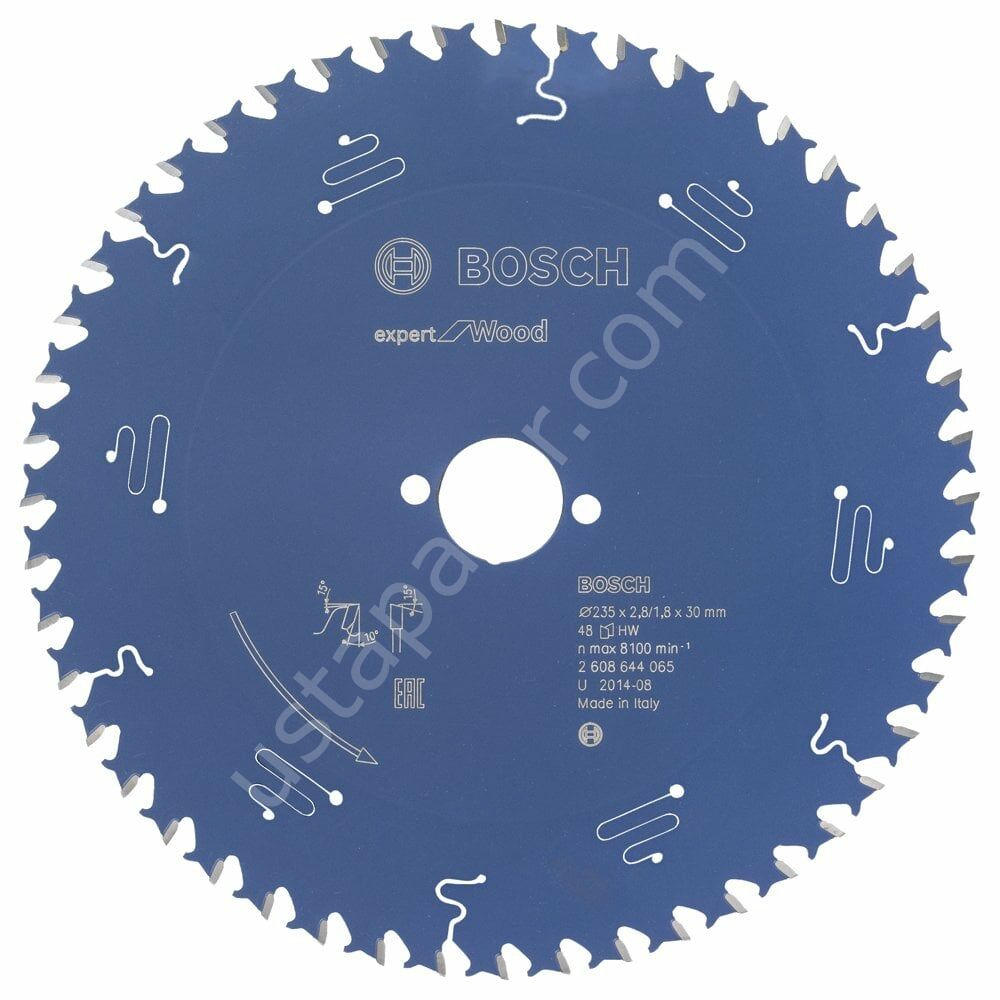 Bosch - Expert Serisi Ahşap için Daire Testere Bıçağı 235*30 mm 48 Diş 2608644065