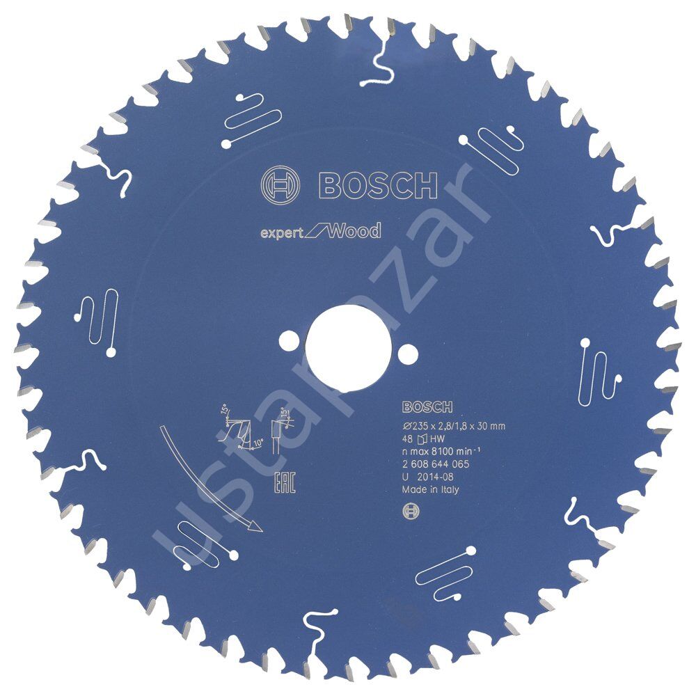 Bosch - Expert Serisi Ahşap için Daire Testere Bıçağı 235*30 mm 48 Diş 2608644065