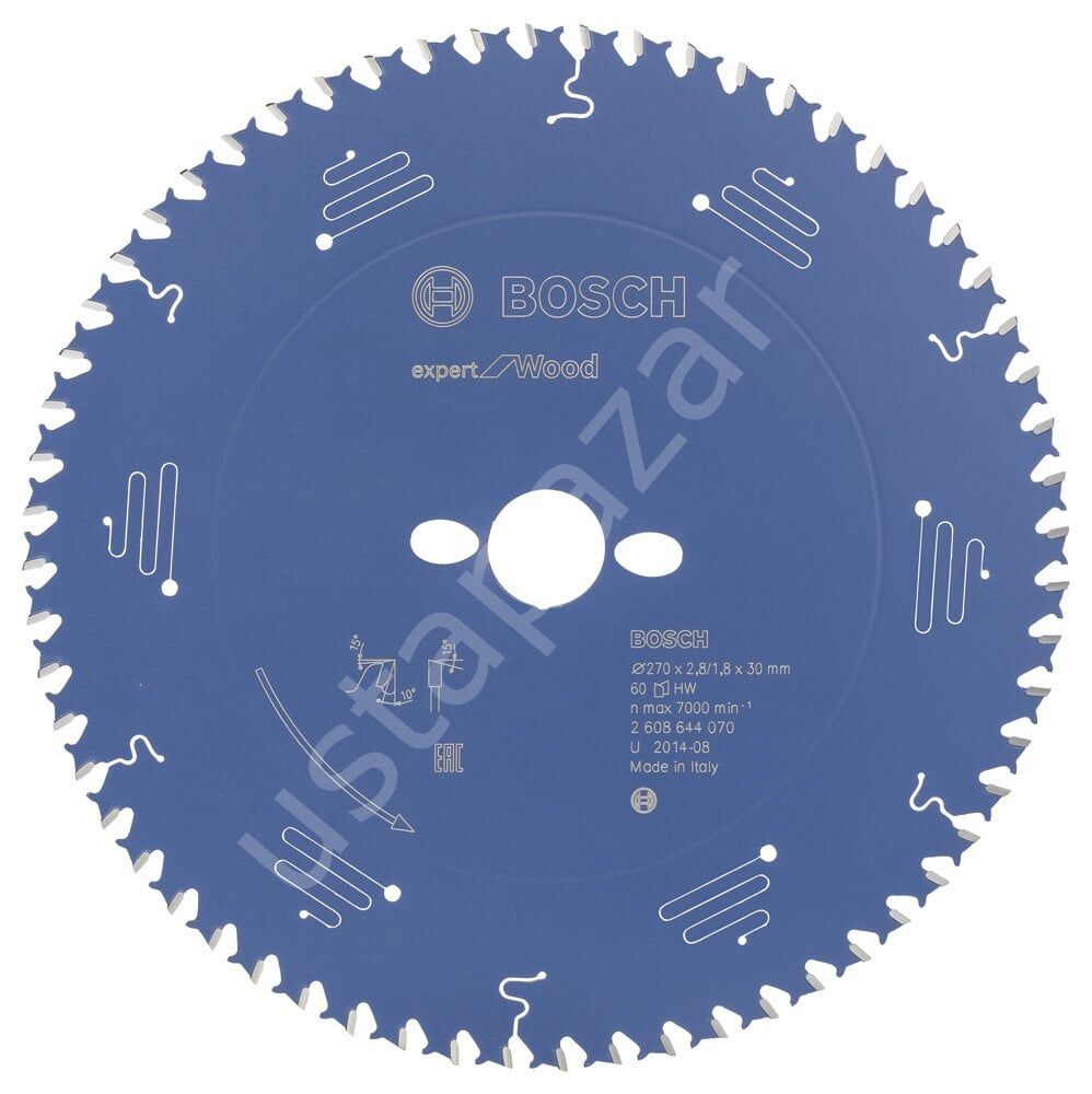 Bosch - Expert Serisi Ahşap için Daire Testere Bıçağı 270*30 mm 60 Diş 2608644070