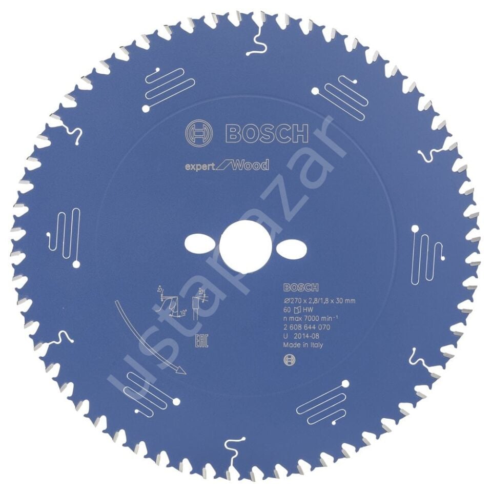 Bosch - Expert Serisi Ahşap için Daire Testere Bıçağı 270*30 mm 60 Diş 2608644070