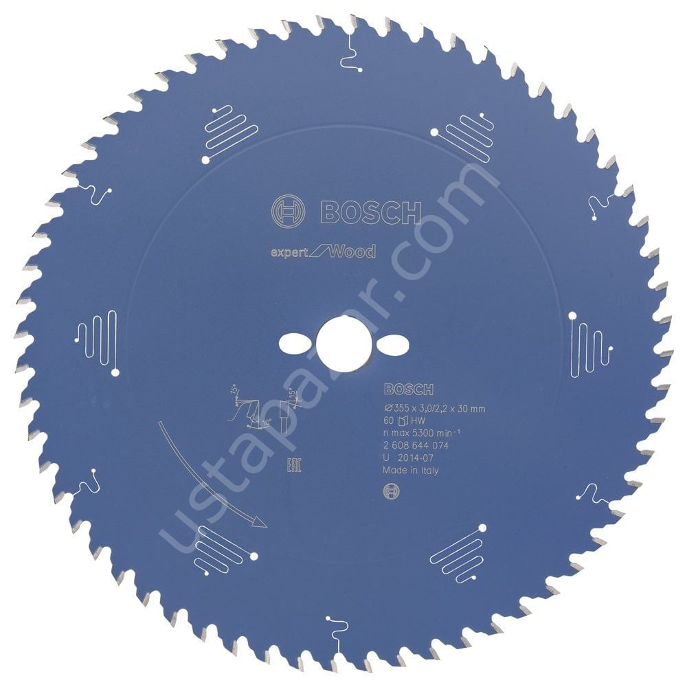 Bosch - Expert Serisi Ahşap için Daire Testere Bıçağı 355*30 mm 60 Diş 2608644074