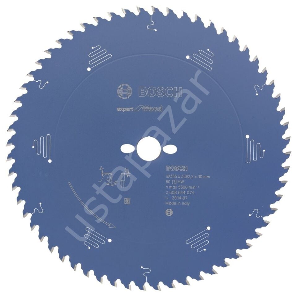 Bosch - Expert Serisi Ahşap için Daire Testere Bıçağı 355*30 mm 60 Diş 2608644074