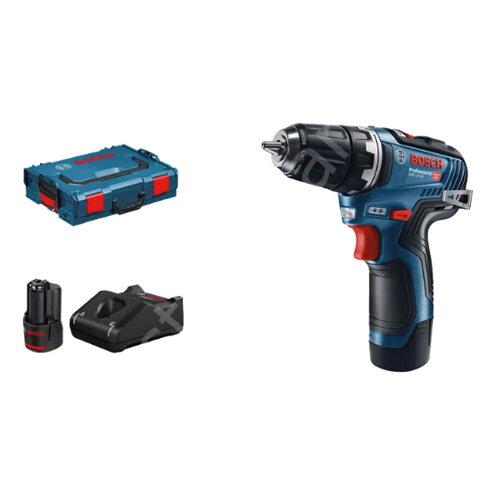 Bosch Professional GSR 12V-35 Çift Akülü 3 Ah Vidalama Makinesi 06019H8002