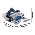 Bosch Profesyonel Gks 18V-68 Gc Solo Akülü Daire Testere (aküsüz)  06016B5100