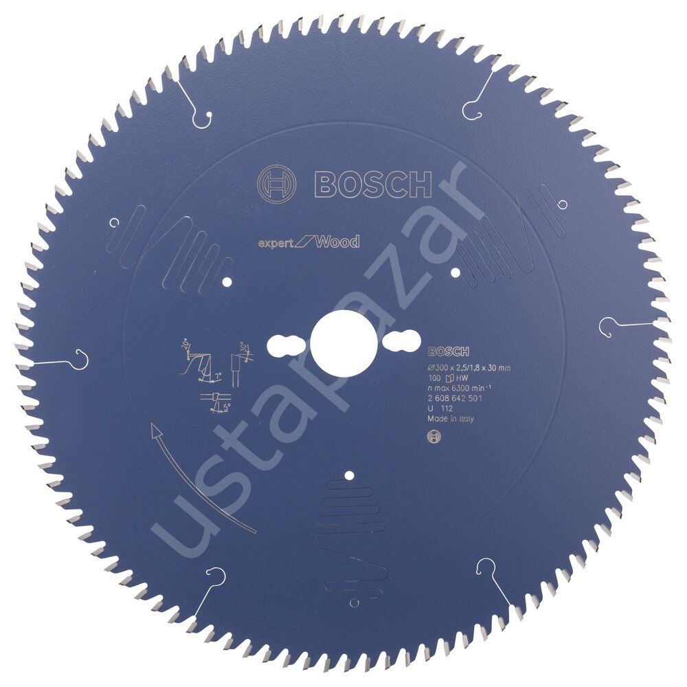 Bosch - Expert Serisi Ahşap için Daire Testere Bıçağı 300*30 mm 100 Diş 2608642501