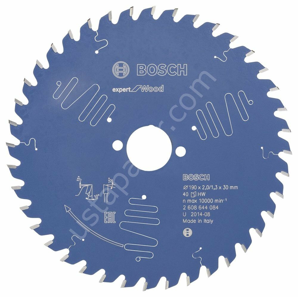 Bosch - Expert Serisi Ahşap için Daire Testere Bıçağı 190*30 mm 40 Diş 2608644084