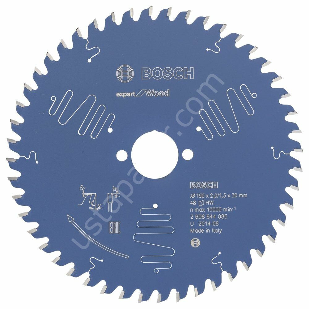 Bosch - Expert Serisi Ahşap için Daire Testere Bıçağı 190*30 mm 48 Diş 2608644085