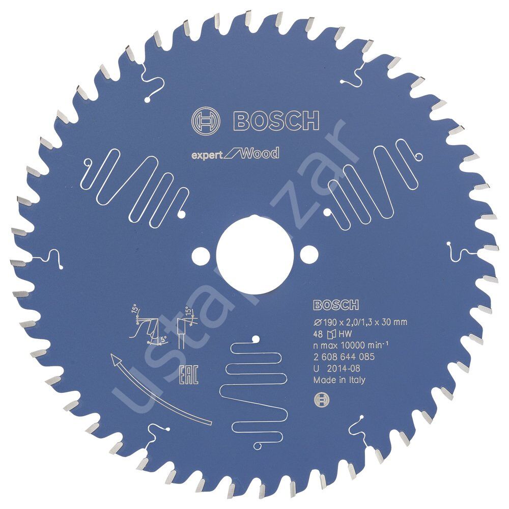 Bosch - Expert Serisi Ahşap için Daire Testere Bıçağı 190*30 mm 48 Diş 2608644085