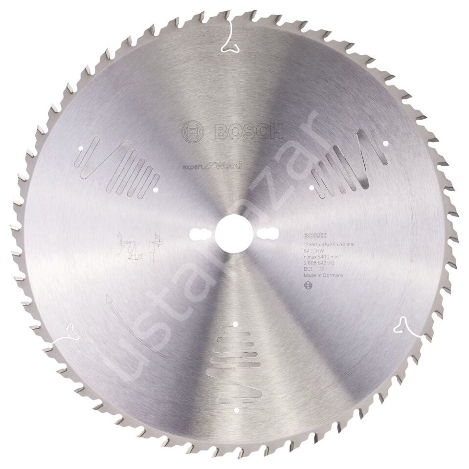 Bosch - Expert Serisi Ahşap için Daire Testere Bıçağı 350*30 mm 54 Diş 2608642512
