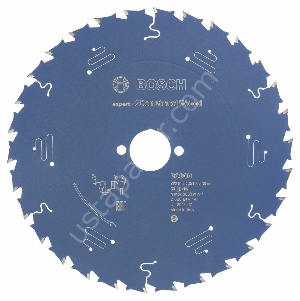 Bosch - Expert Serisi İnşaat Ahşabı için Daire Testere Bıçağı 210*30 mm 30 Diş 2608644141