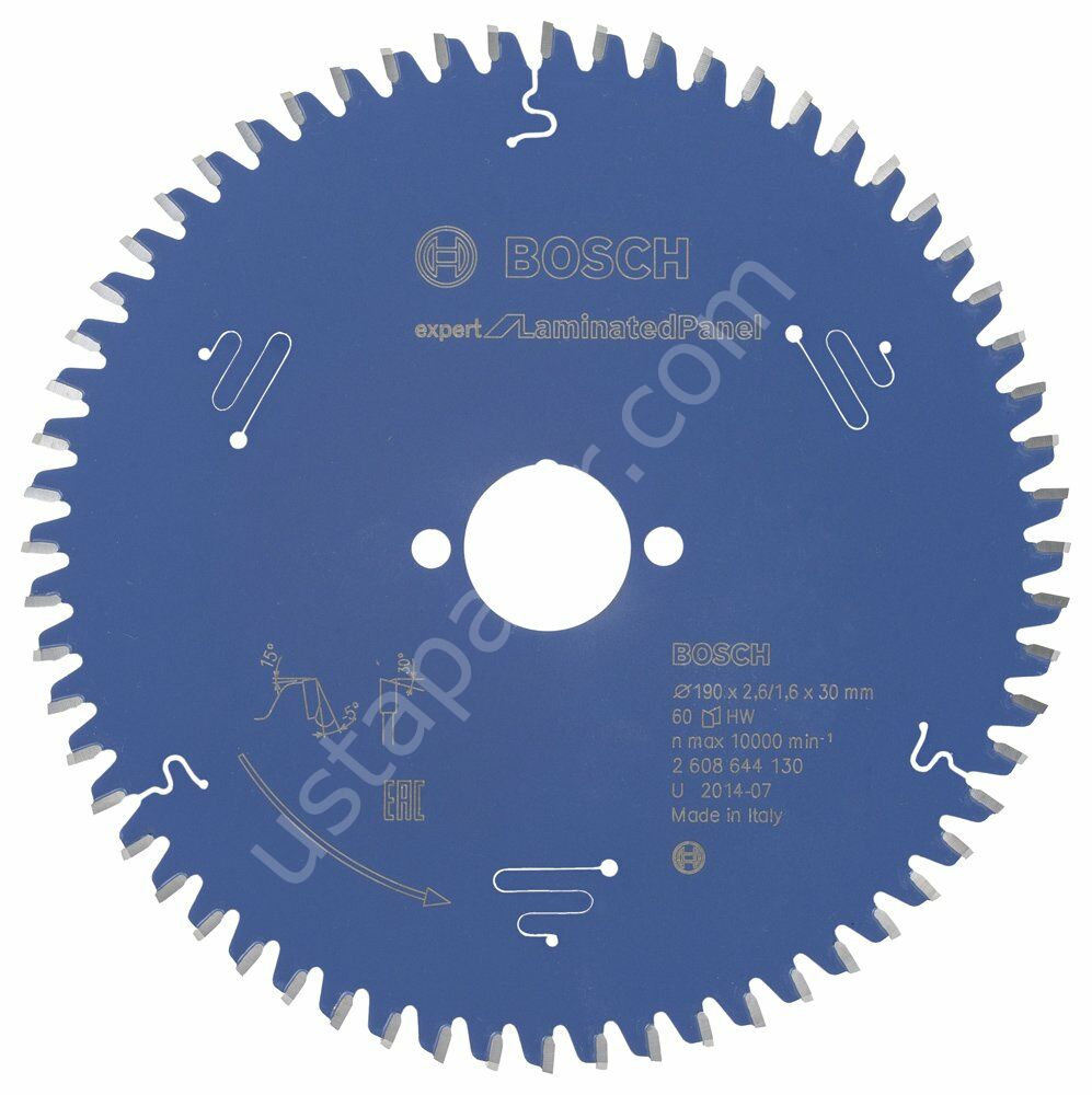 Bosch - Expert Serisi Lamine Panel için Daire Testere Bıçağı 190*30 mm 60 Diş 2608644130