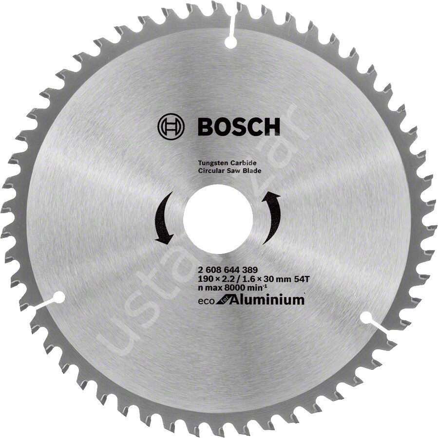 Bosch - Optiline Eco Serisi Alüminyum için Daire Testere Bıçağı 190*30 54 Diş 2608644389