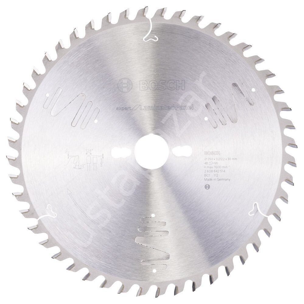 Bosch - Expert Serisi Lamine Panel için Daire Testere Bıçağı 250*30 mm 48 Diş 2608642514