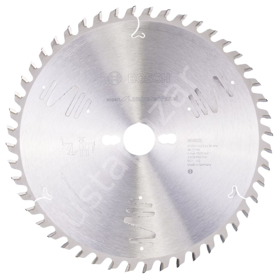 Bosch - Expert Serisi Lamine Panel için Daire Testere Bıçağı 250*30 mm 48 Diş 2608642514