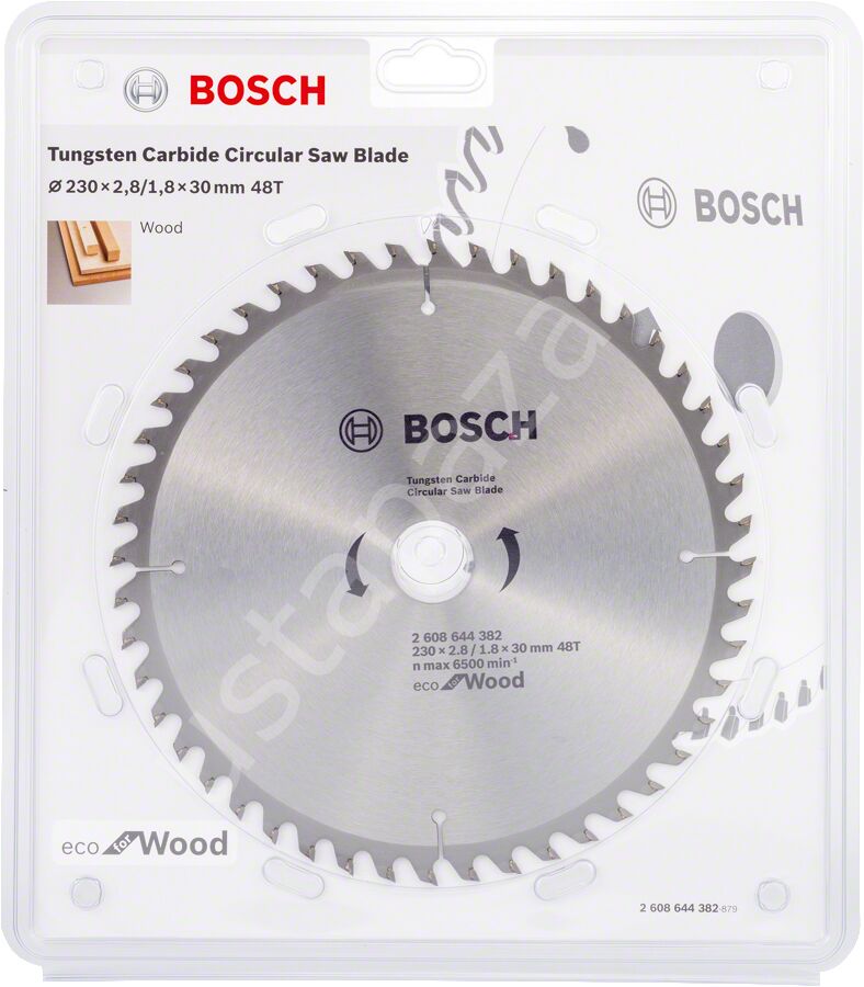 Bosch - Optiline Eco Serisi Ahşap için Daire Testere Bıçağı 230*30 48 Diş 2608644382