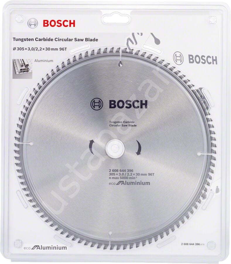 Bosch - Optiline Eco Serisi Alüminyum için Daire Testere Bıçağı 305*30 96 Diş 2608644396