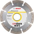 Bosch - Ekonomik Seri 9+1 Genel Yapı Malzemeleri İçin Elmas Kesme Diski 115 mm 2608615040