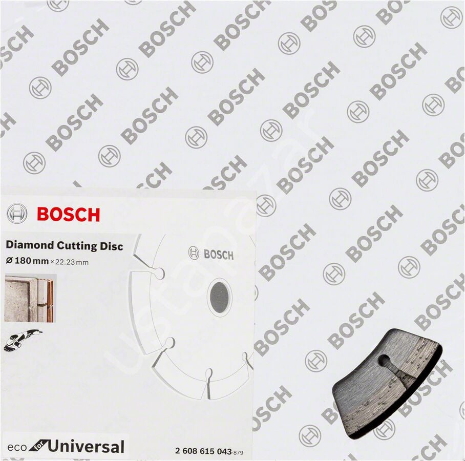 Bosch - Ekonomik Seri 9+1 Genel Yapı Malzemeleri İçin Elmas Kesme Diski 180 mm 2608615043