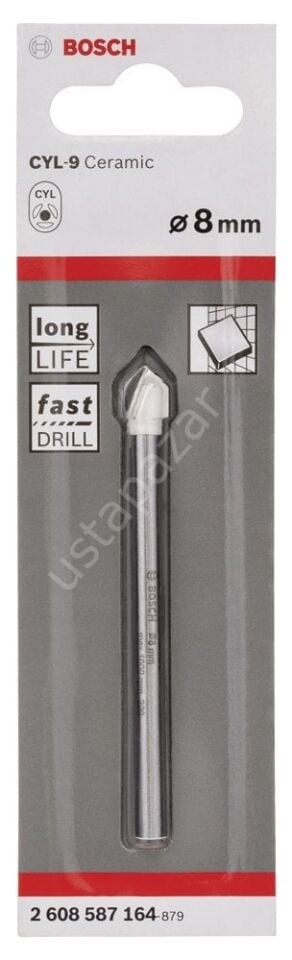 Bosch - cyl-9 Serisi Seramik Matkap Ucu 8*80 mm 2608587164