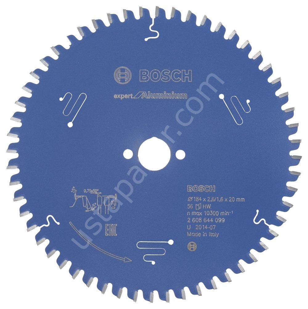 Bosch - Expert Serisi Alüminyum için Daire Testere Bıçağı 184*20 mm 56 Diş 2608644099