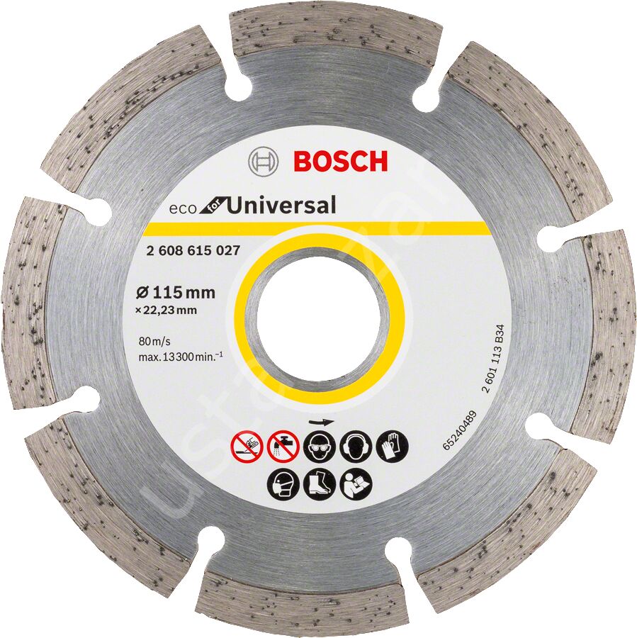Bosch - Ekonomik Seri Genel Yapı Malzemeleri İçin Elmas Kesme Diski 115 mm 2608615027