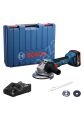 Bosch Professional GWS 18V-8  4 Ah Tek Akülü Taşlama Makinesi 06019N9021