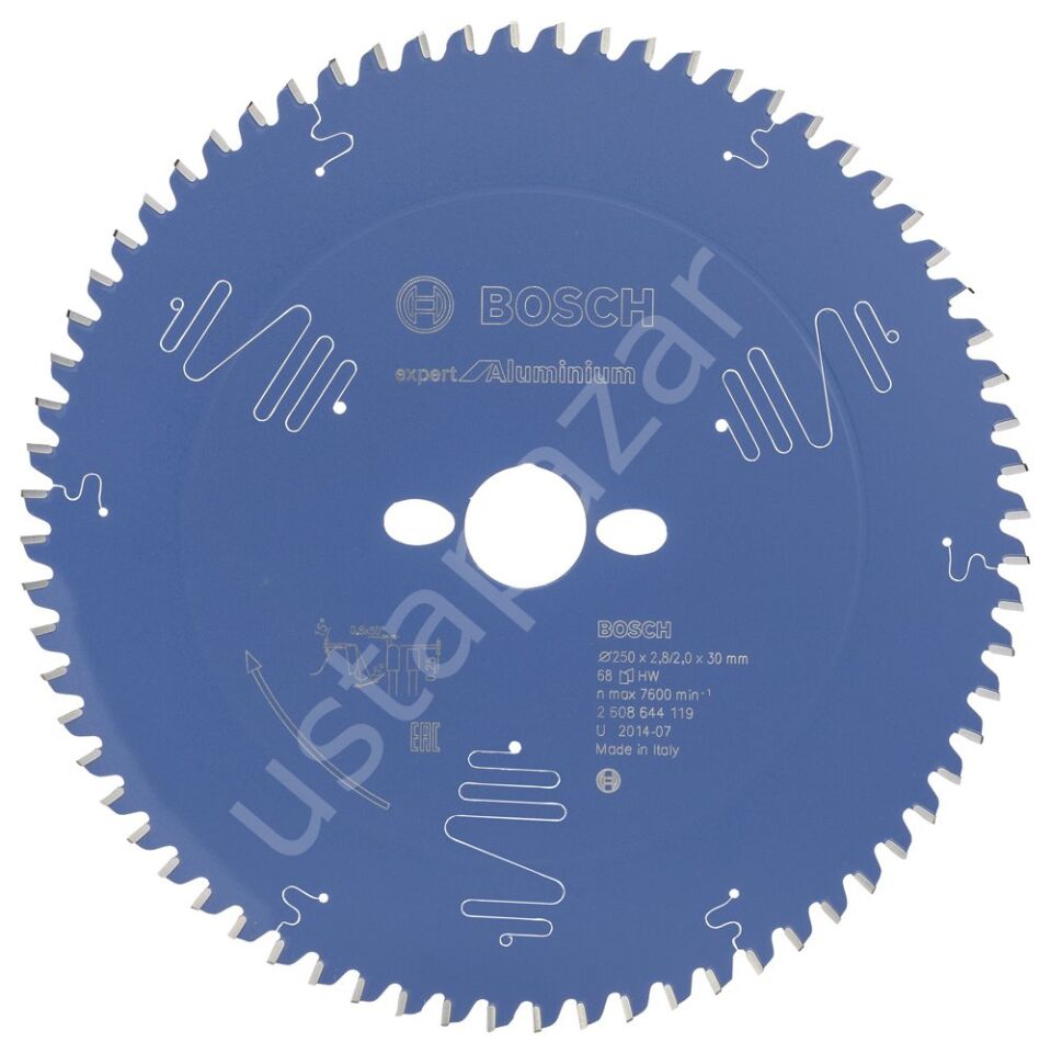 Bosch - Expert Serisi Alüminyum için Daire Testere Bıçağı 250*30 mm 68 Diş 2608644119