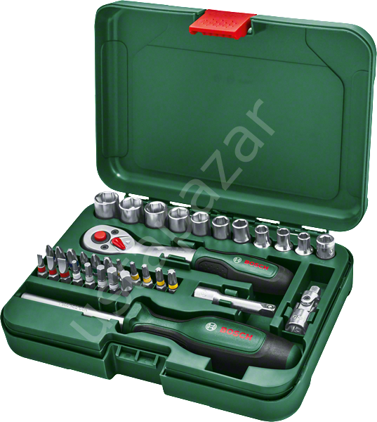 Bosch El Aleti Seti 34 Parça (Lokma- Vidalama uçları) 1600A02BY1
