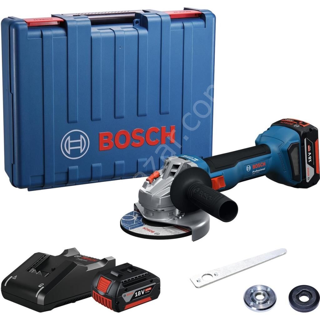 Bosch Professional GWS 18V-8 5 Ah Çift Akülü Taşlama Makinesi