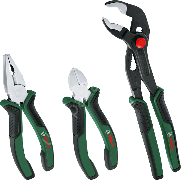 Bosch Pense Seti 3 Parça Premium (Pense, Yan Keski, Boru Anahtarı) 1600A02W7J