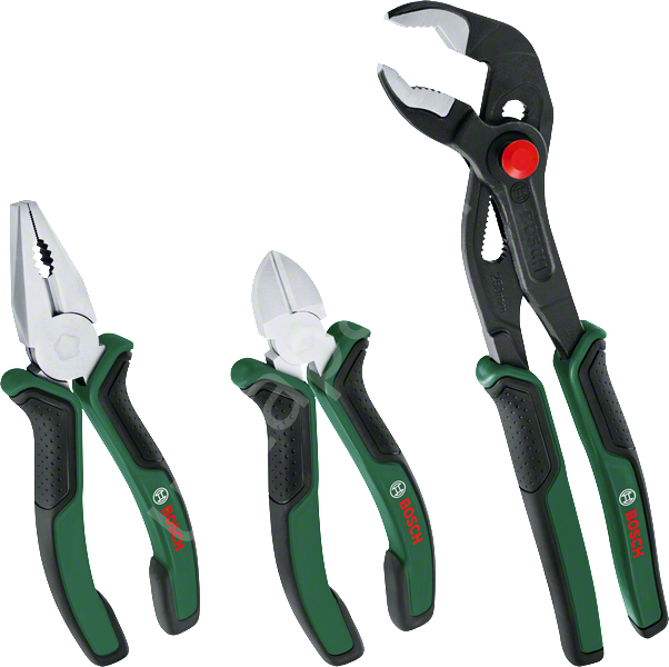 Bosch Pense Seti 3 Parça Premium (Pense, Yan Keski, Boru Anahtarı) 1600A02W7J