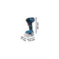 Bosch Professional Gdr 18V-220 C 2X4.0AH Çift Akülü Darbeli Somun Sıkma Makinesi