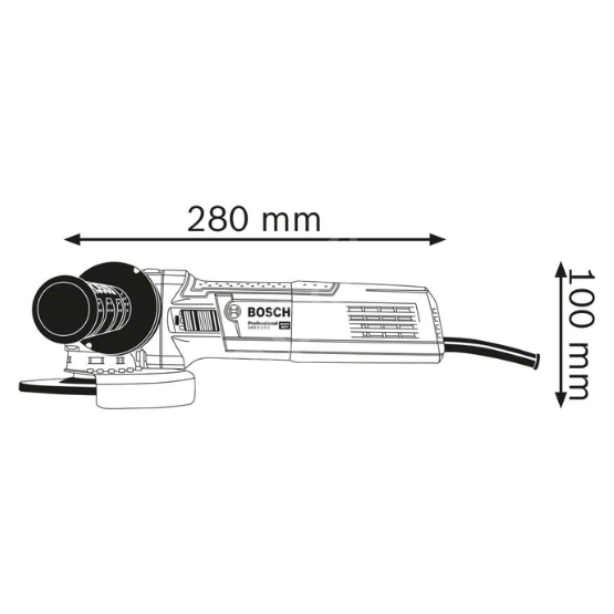 Bosch Professional GWX 9-115 S Avuç Taşlama Makinesi 06017B1000
