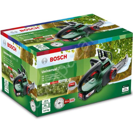 Bosch UniversalChain 18 Akülü Zincirli Ağaç Kesme Makinesi 06008B8000