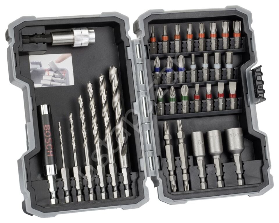 Bosch - Profesyonel 35 Parça Ahşap için Delme ve Vidalama Seti 2607017327