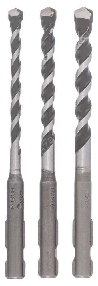 Bosch - SDS-Quick, Uneo için Çok Amaçlı Matkap Ucu SETİ 5,5-6-7 mm 2609256919