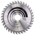 Bosch - Optiline Serisi Ahşap için Daire Testere Bıçağı 160*30/20 mm 36 Diş 2608640603