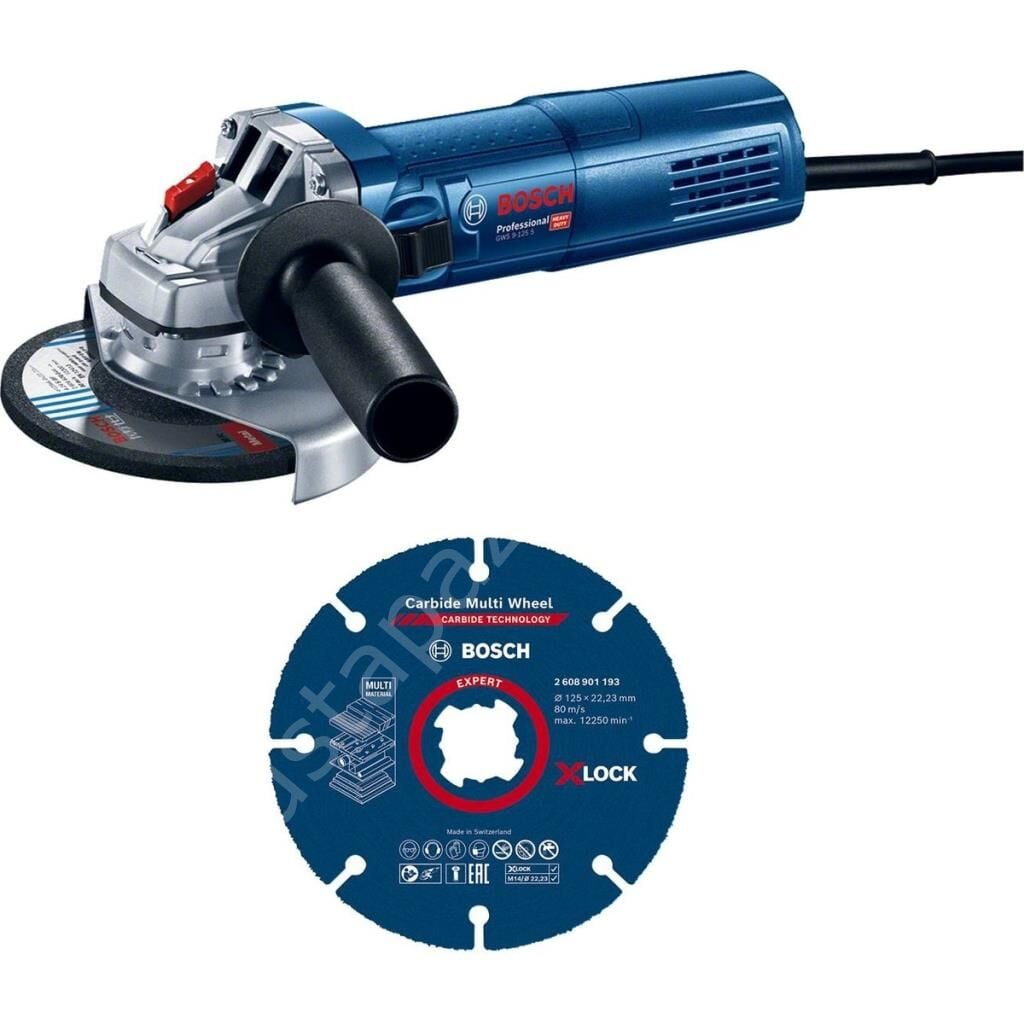 Bosch Profesyonel Gws 9-125 S Professional Avuç Taşlama Makinesi + Kesme Diski  0615990N3G