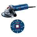 Bosch Profesyonel Gws 9-125 S Professional Avuç Taşlama Makinesi + Kesme Diski  0615990N3G