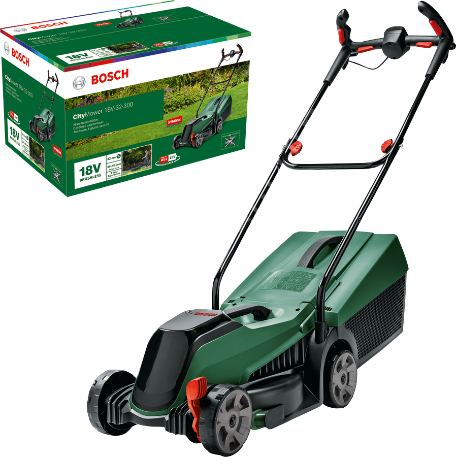 Bosch CityMower 18V-32-300 (Solo-aküsüz) Akülü Çim Biçme 06008B9A08