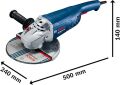 Bosch Professional GWS 2200-230 P Büyük Taşlama Makinesi 06018F4100