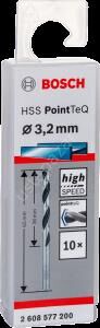 Bosch - HSS-PointeQ Metal Matkap Ucu 3,2 mm 10'lu 2608577200