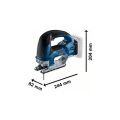 Bosch Gst 18V-155 Bc Dekupaj Testere (2X4A)