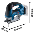 Bosch Gst 18V-155 Bc Dekupaj Testere (2X4A)